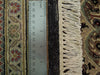 Load image into Gallery viewer, 5.8 x 7.9 Traditional Wool Silk Handmade Mahi Tabriz Rug Black #PIX-16797
