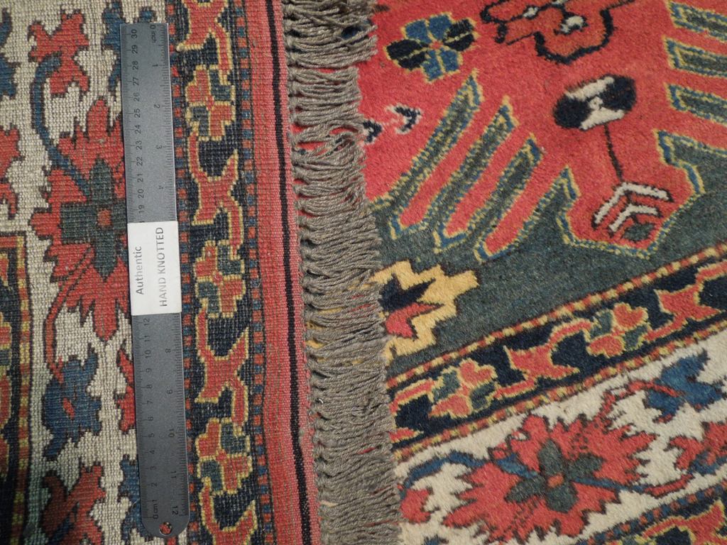 6 x 7 Hand-Knotted Kazak Rug Wool on Wool #PIX-19269