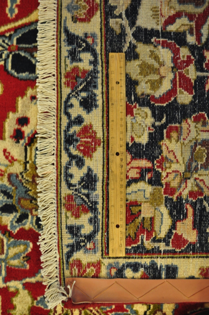 8.4 x 10.10 Persian Najaf Esfahan Wool Rug RED BLUE #PIX-28965