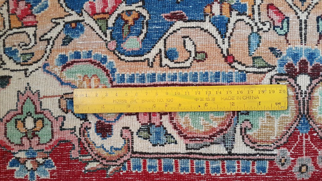 9 x 12.5 Persian Traditional Kerman Rug Iran #B-80644