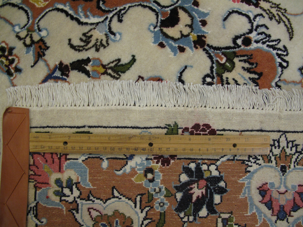 4.3 x 6.5 Genuine Persian Tabriz Rug Wool and Silk Handmade Iran #PIX-26208