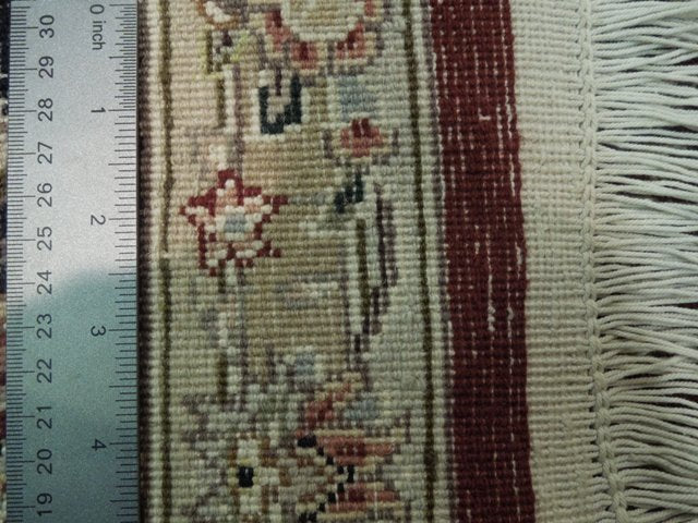 5.11 x 9 Quality Handmade Wool and Silk Rug ELEGANT #PIX-15506