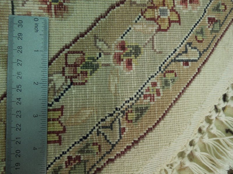 9.2 x 9.2 Feet ROUND Hand-Knotted Fine Rug #PIX-17190