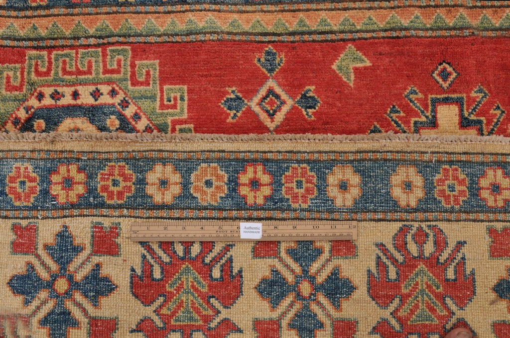 7.9 x 11 New Handmade Afghanistan Kazak Rug #PIX-24243