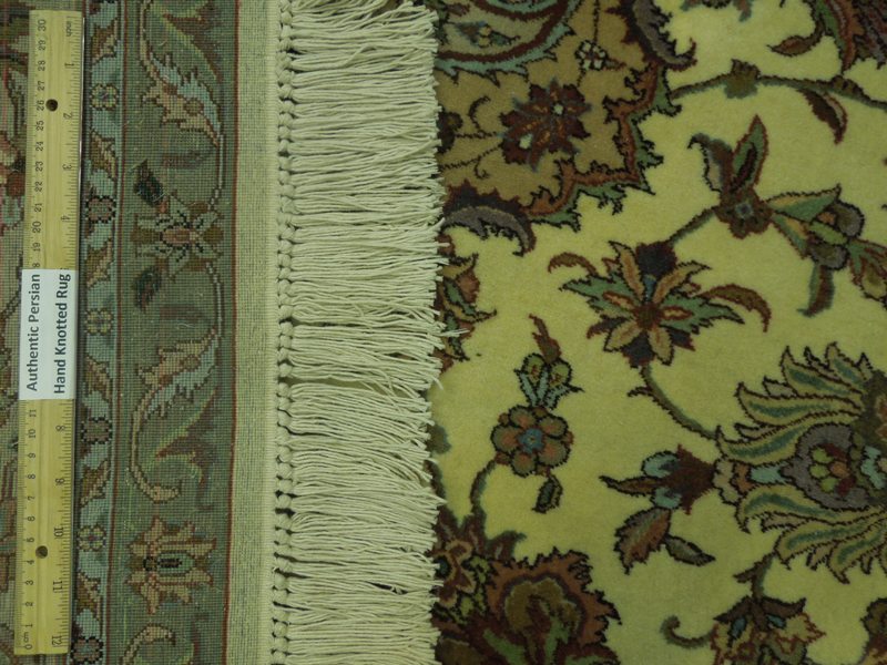 6.2 x 8.11 Authentic Persian Tabriz Carpet Handmade Iran 499 KPSI #PIX-18062