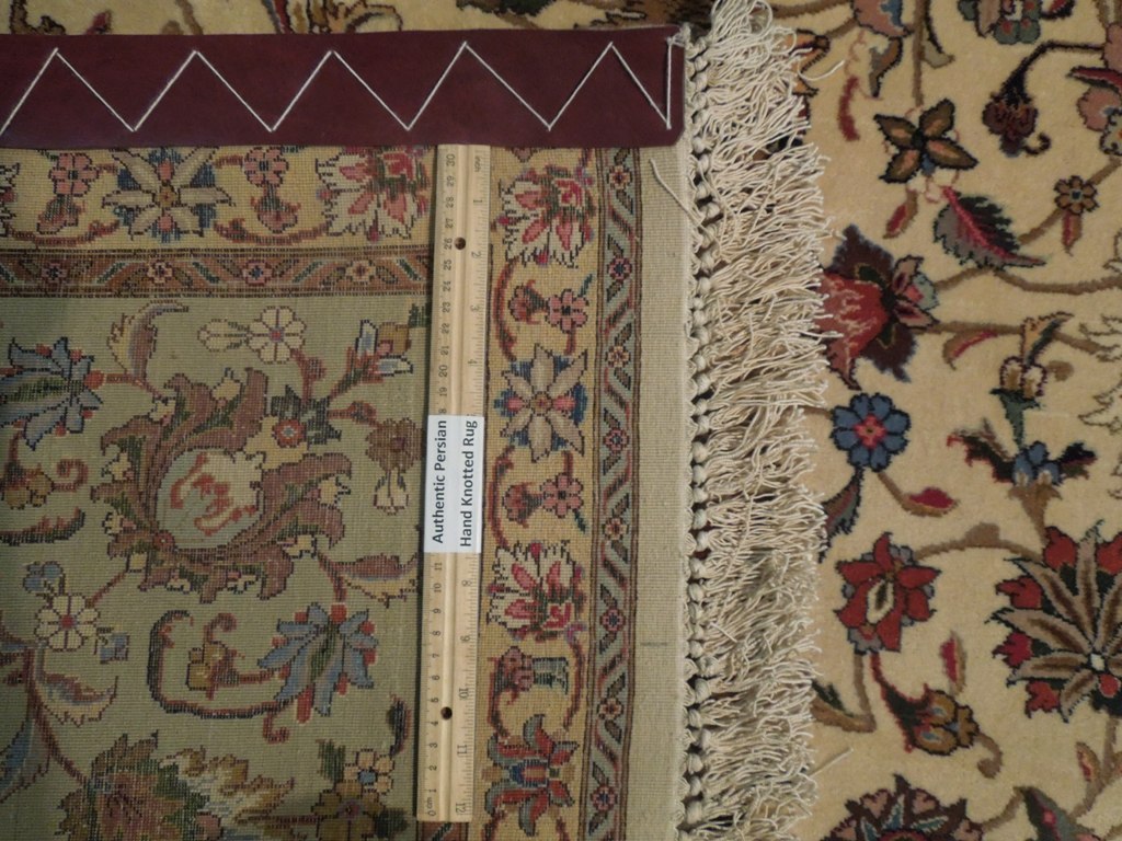 8 x 10.2 Authentic Persian Tabriz Rug Fine Quality Wool and Silk 400 KPSI #PIX-18226