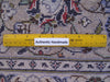 Load image into Gallery viewer, 6.7 x 10 Signed Persian Ivory Blue Kashan Rug Iran #B-81215