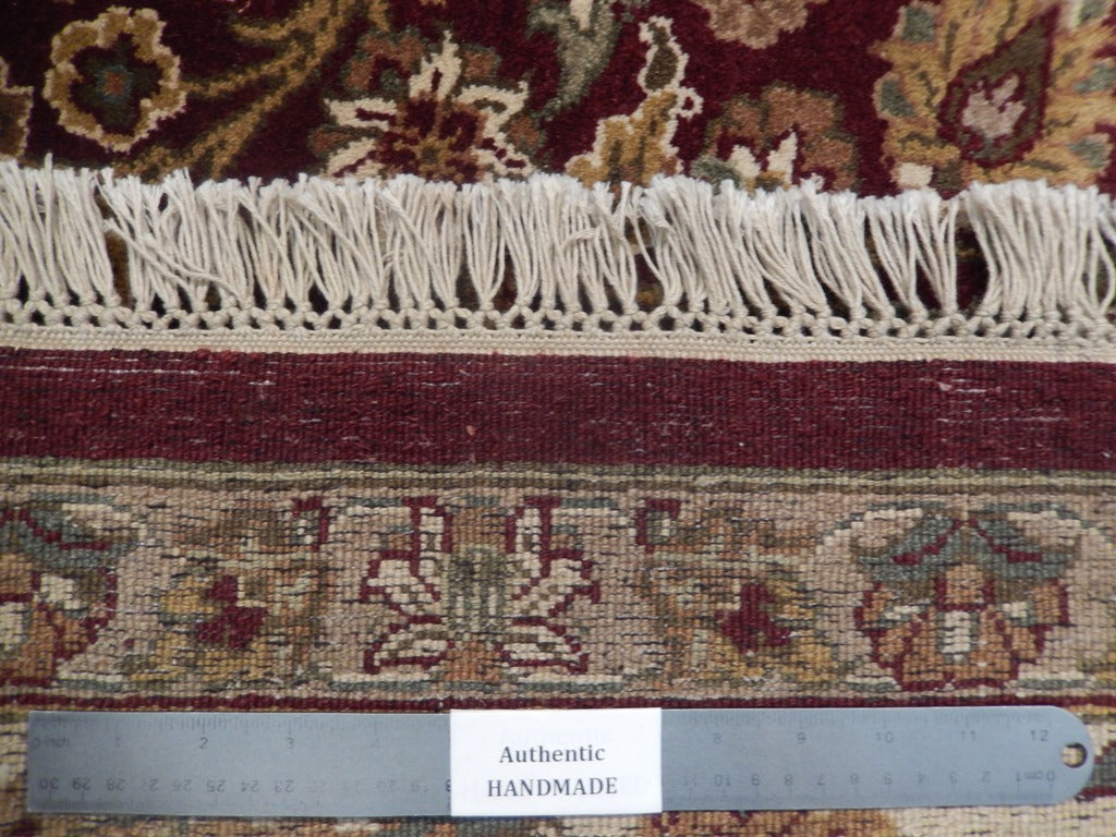 9 x 12 Handmade Jaipur Rug Burgundy #PIX-21893