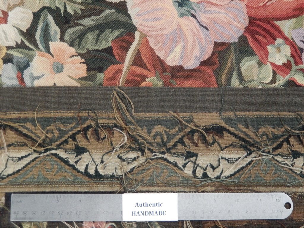 4 x 5.5 Handmade Tapestry Wool Silk Hanging Rug #PIX-22573