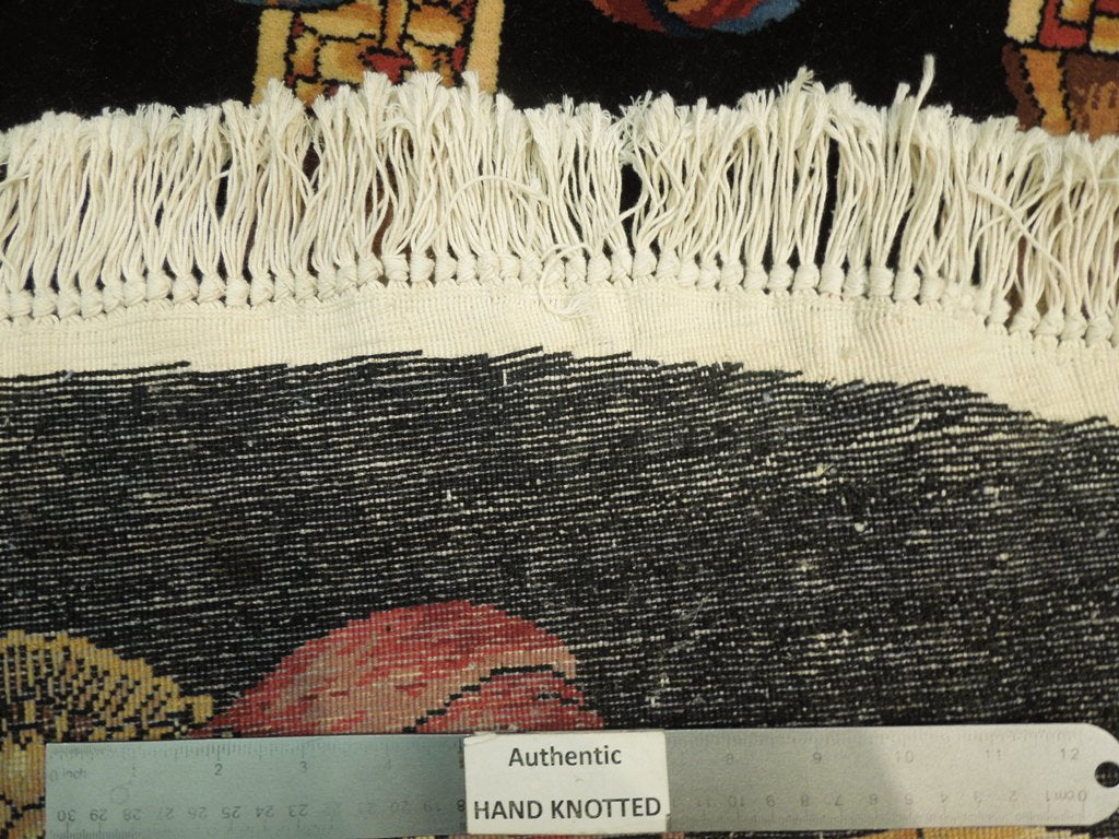 9 x 9 ROUND Handmade Rug  #PIX-20855