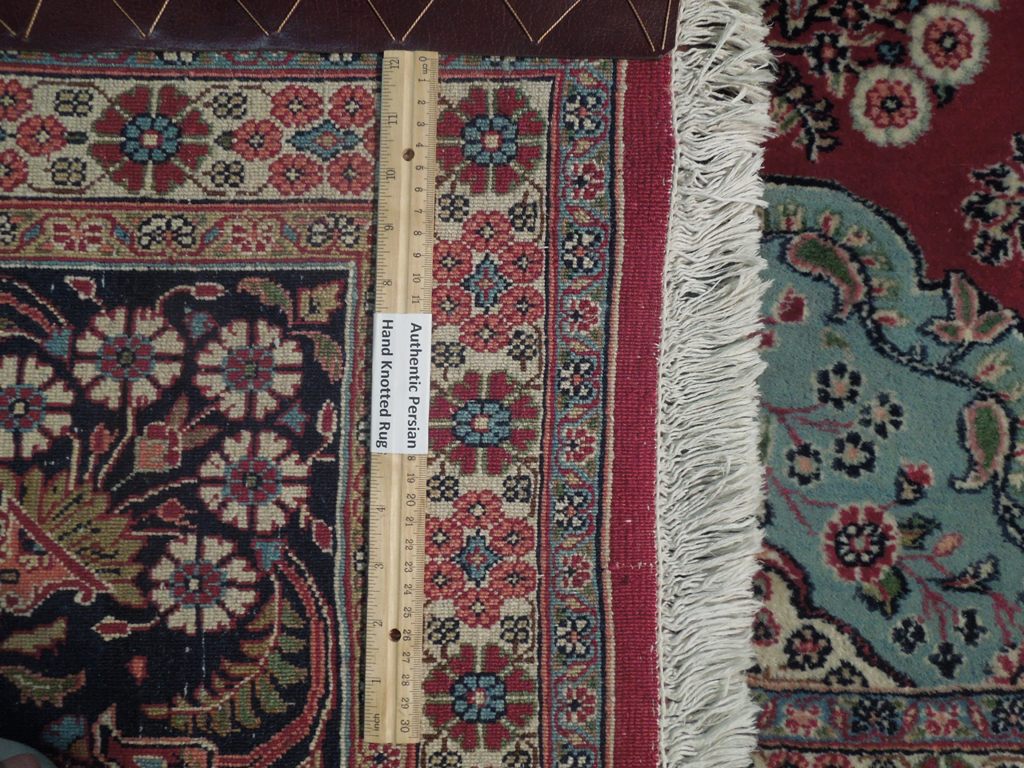 9.5 x 12 Genuine Persian Tabriz Wool Rug #PIX-18213