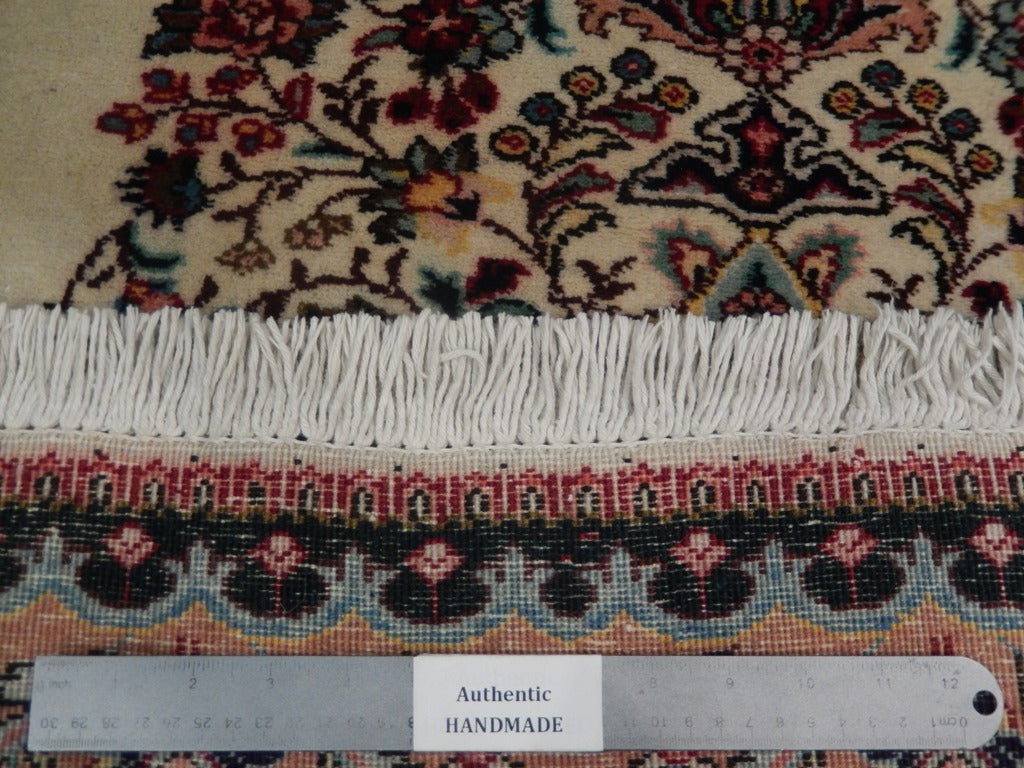 3.6 x 5.3  Persian Qom Quality Wool Rug #PIX-22787