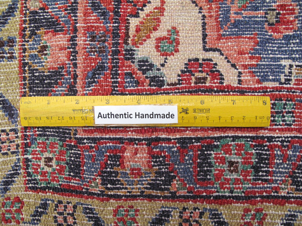 2.10 x 18.1 Long Persian Sarouk Hamadan Runner Handmade IRAN #PIX-82645