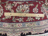 Load image into Gallery viewer, 8 feet ROUND Fine Weave Quality Wool and Silk Pile Hand knotted Rug BLACK  #PIX-25740A