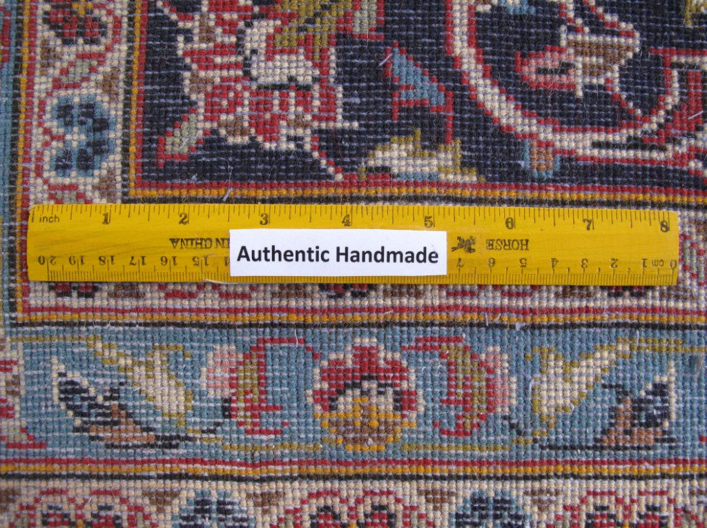 8 x 12  SIGNED Authentic Classic Quality  Persian Kashan Rug  #B-81301