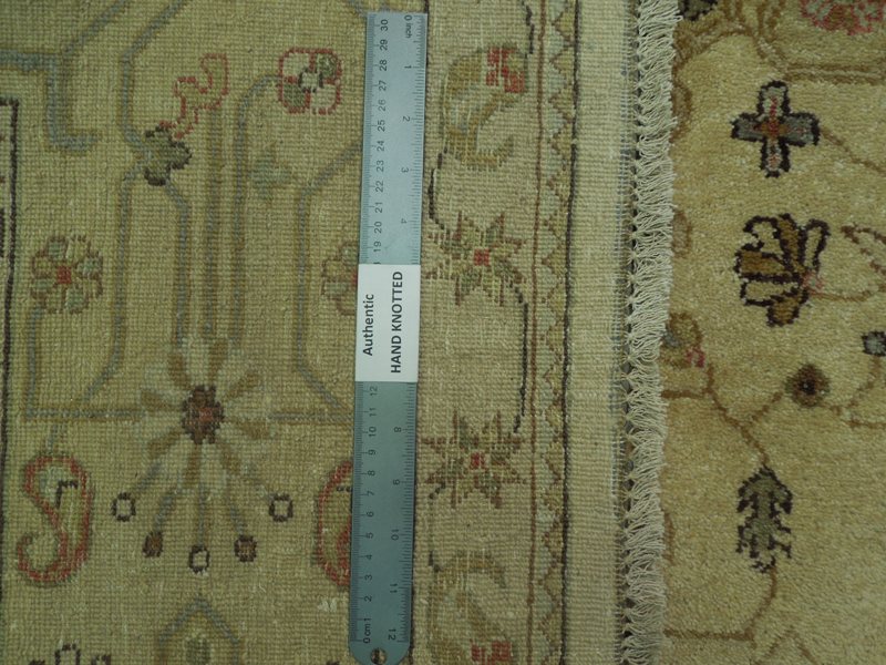 8 x 10 High Quality Agra Rug Handmade Natural Wool #PIX-17523