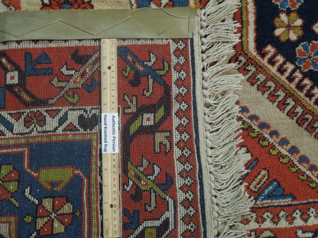 8.9 x 11.3 Genuine Persian Tribal RARE ANTIQUE YALAMEH Rug Wool on Wool #PIX-18182