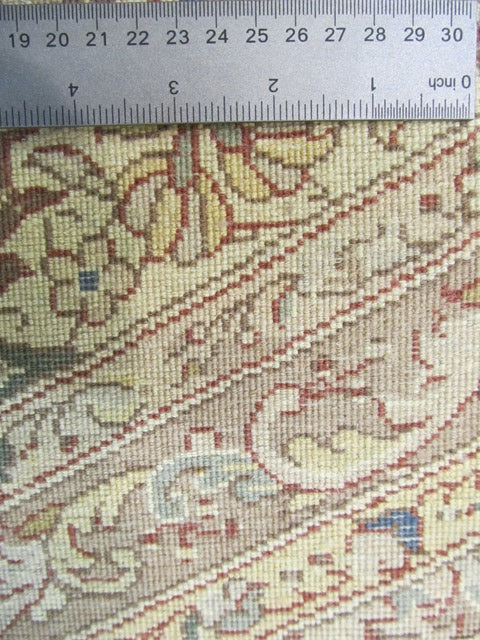 9 x 9 ROUND Handmade Wool Quality Rug Jaipour India GREEN  #PIX-15556