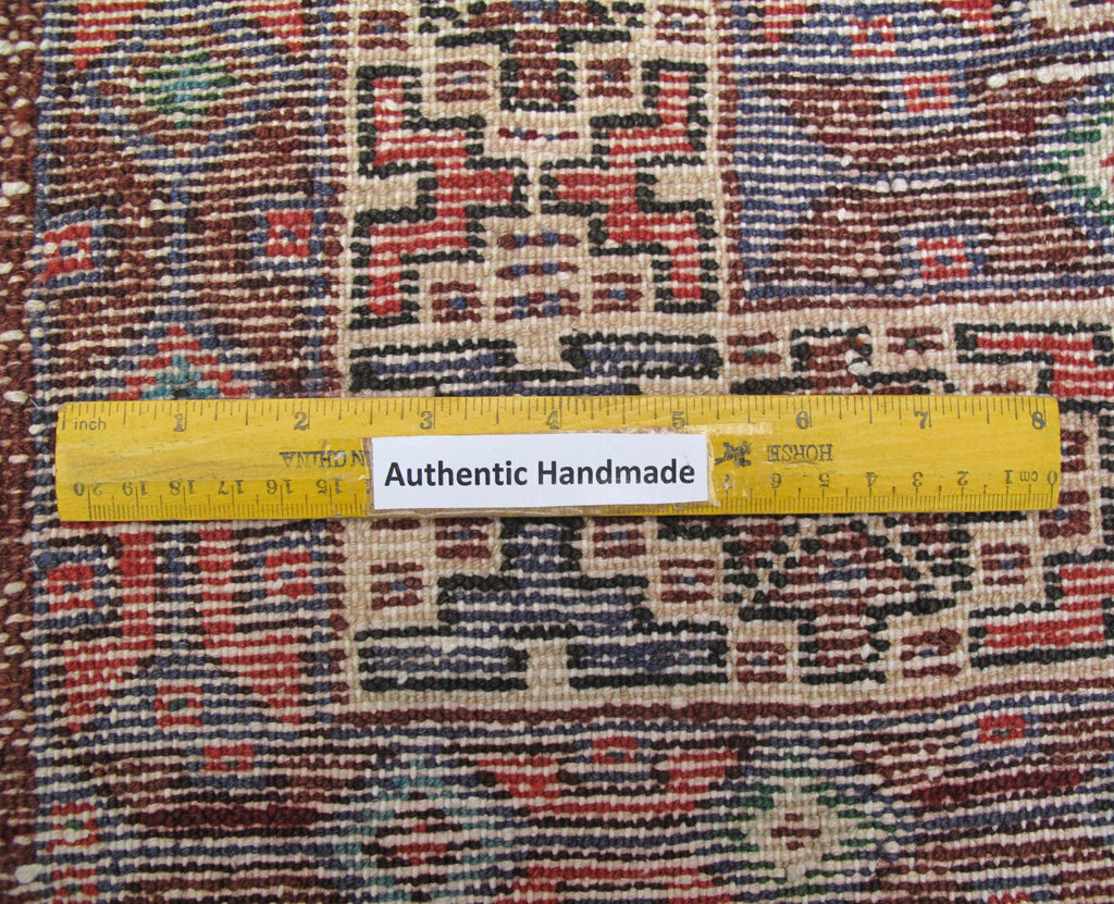 3.3 x 4.8 Persian Decorative Tribal Rug Black #PIX-82738