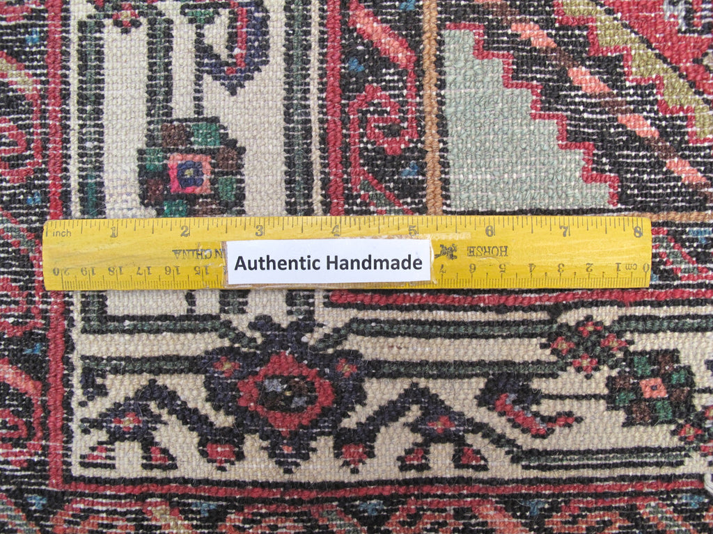 3.4 x 5 Persian Herati Mahal Rug Pink #PIX-82748