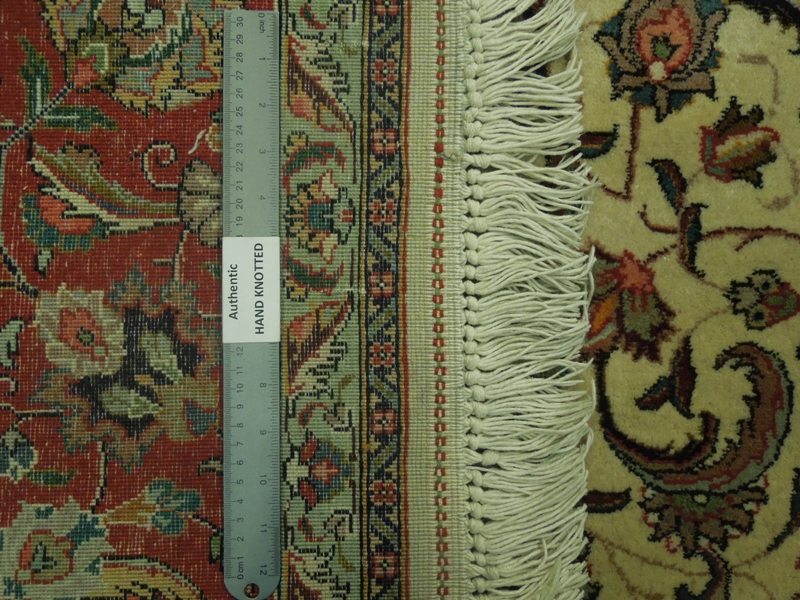 6.6 x 9.10 Genuine Quality Persian Tabriz Rug Handmade Iran Wool Silk #PIX-17667