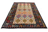 Load image into Gallery viewer, 6.8 x 9.9 Kilim Natural Wool Vegetable Kilim Handmade Rug #P1015