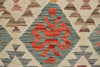 Load image into Gallery viewer, 6.8 x 9.9 Kilim Natural Wool Vegetable Kilim Handmade Rug #P1015