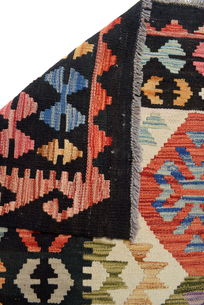 6.8 x 9.9 Kilim Natural Wool Vegetable Kilim Handmade Rug #P1015