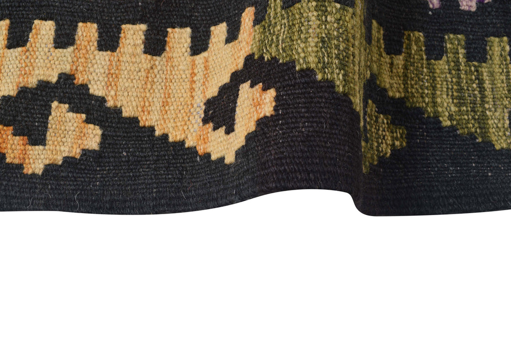 6.8 x 9.9 Kilim Natural Wool Vegetable Kilim Handmade Rug #P1015