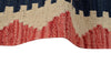 Load image into Gallery viewer, 4.6 x 6.1 BLACK Flat weave Natural Wool Vegetable Kilim Handmade Rug #P1022