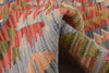 Load image into Gallery viewer, 4.6 x 5.9 Vegetable Kilim Handmade Rug #P1026
