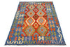 Load image into Gallery viewer, Handmade-Wool-Vegetable-Dye-Kilim-Rug.jpg 