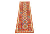 Load image into Gallery viewer, Natural-Wool-Flat-Weave-Handmade-Kilim-Rug,jpg