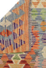 Load image into Gallery viewer, 2.6 x 6.3 Wool Handmade Kilim Flat-Weave Rug Vegetable Dye #P1086