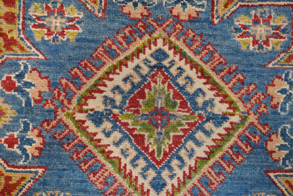 6.6 x 9.8 Handmade Wool Genuine Kazak Rug #P1108