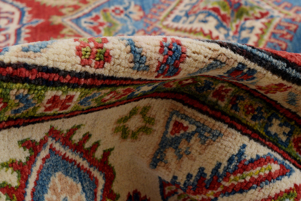 6.6 x 9.8 Handmade Wool Genuine Kazak Rug #P1108