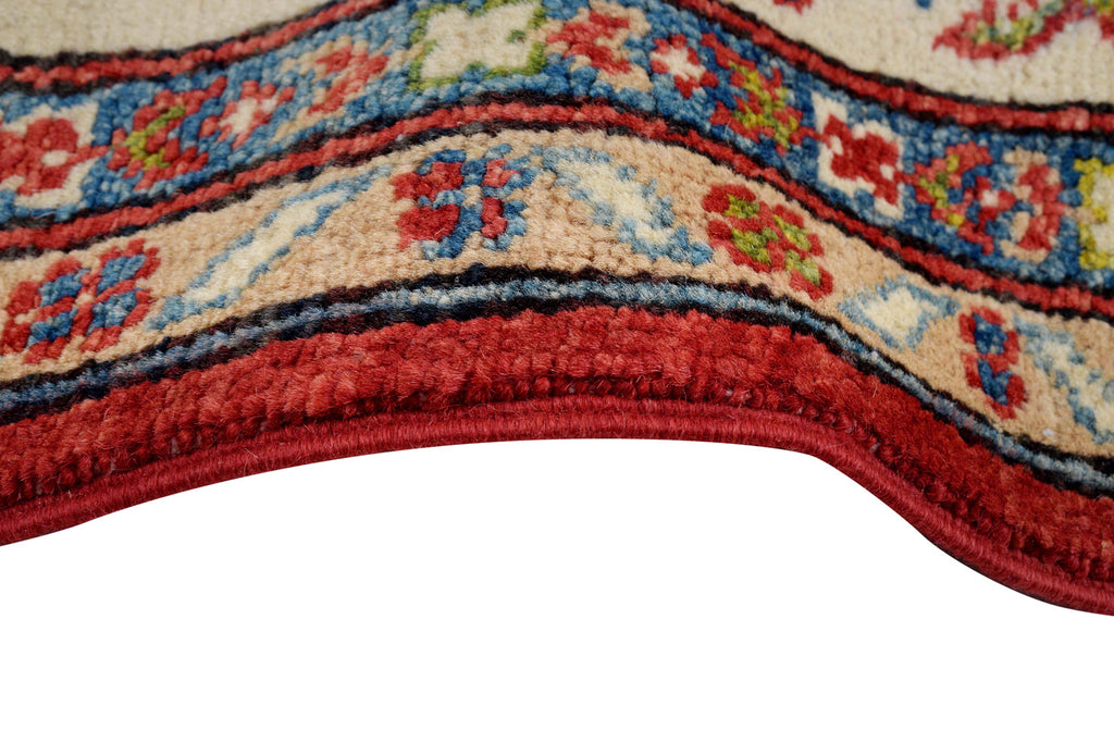 6.6 x 9.8 Handmade Wool Genuine Kazak Rug #P1108