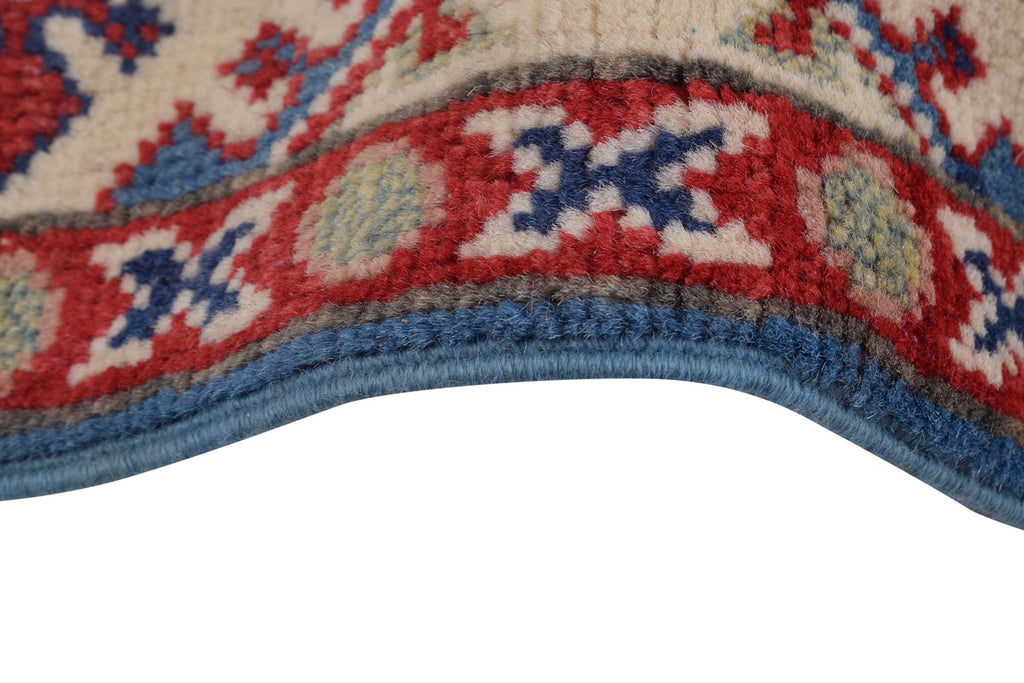 2.7 x 9.5 Wool Genuine Kazak Handmade Pakistan Rug LIGHT BLUE #P1118