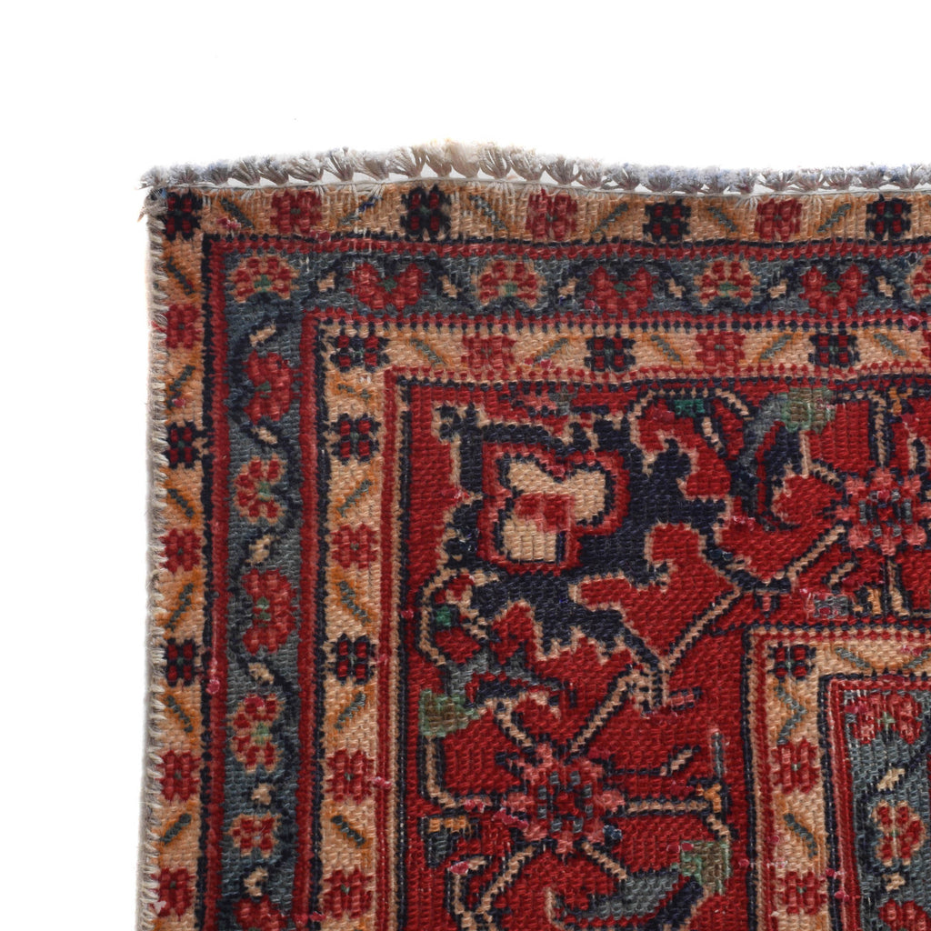 6.2 x 9 OLD Persian Bijar Rug Low Pile #P-1185