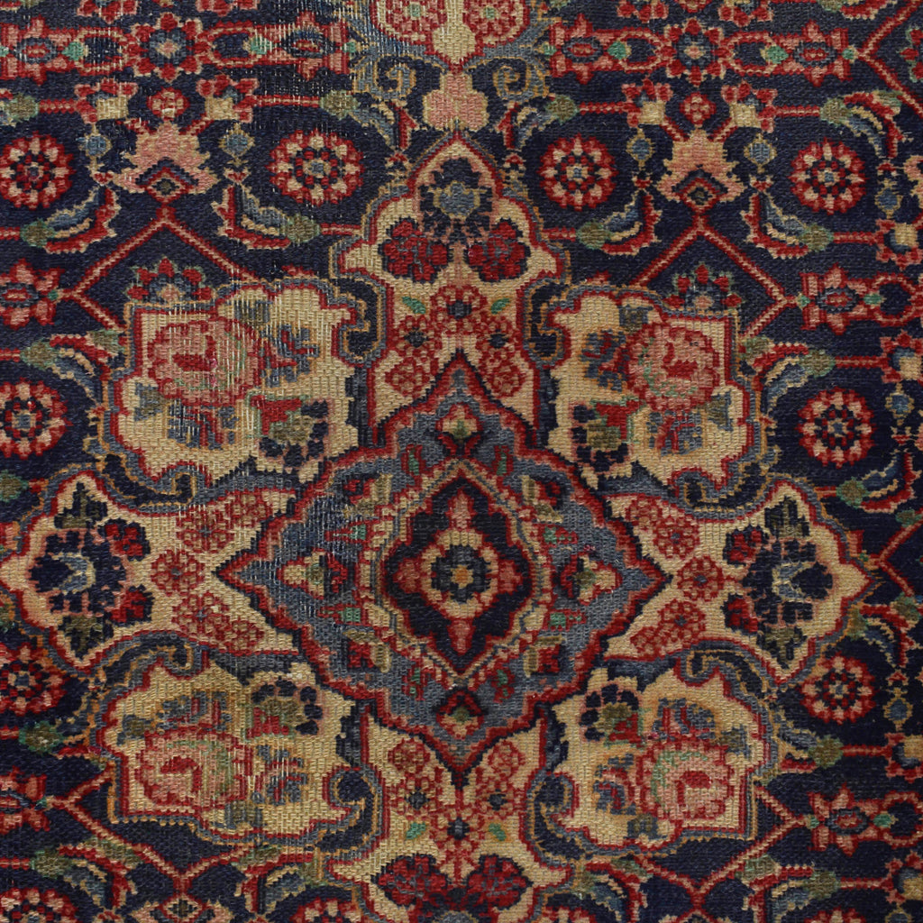 6.2 x 9 OLD Persian Bijar Rug Low Pile #P-1185