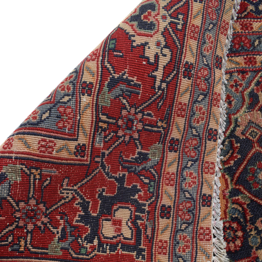 6.2 x 9 OLD Persian Bijar Rug Low Pile #P-1185