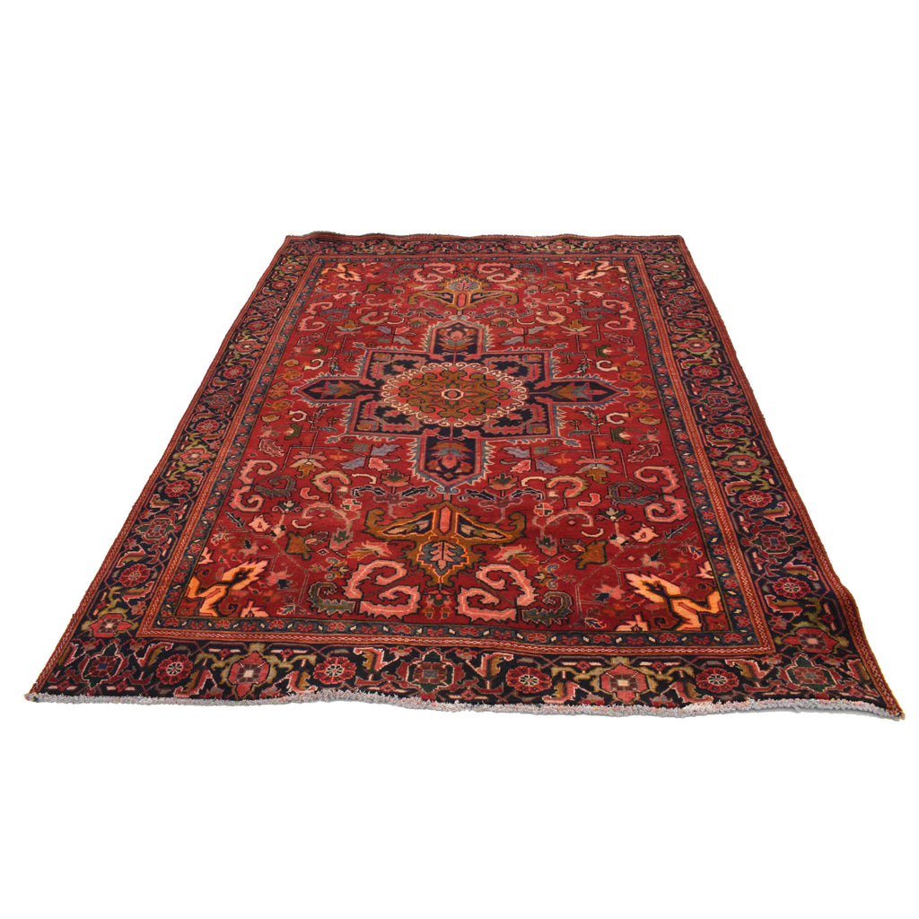 6.6 x 9.2 OLD Traditional PERSIAN HERIZ RUG #p-1188