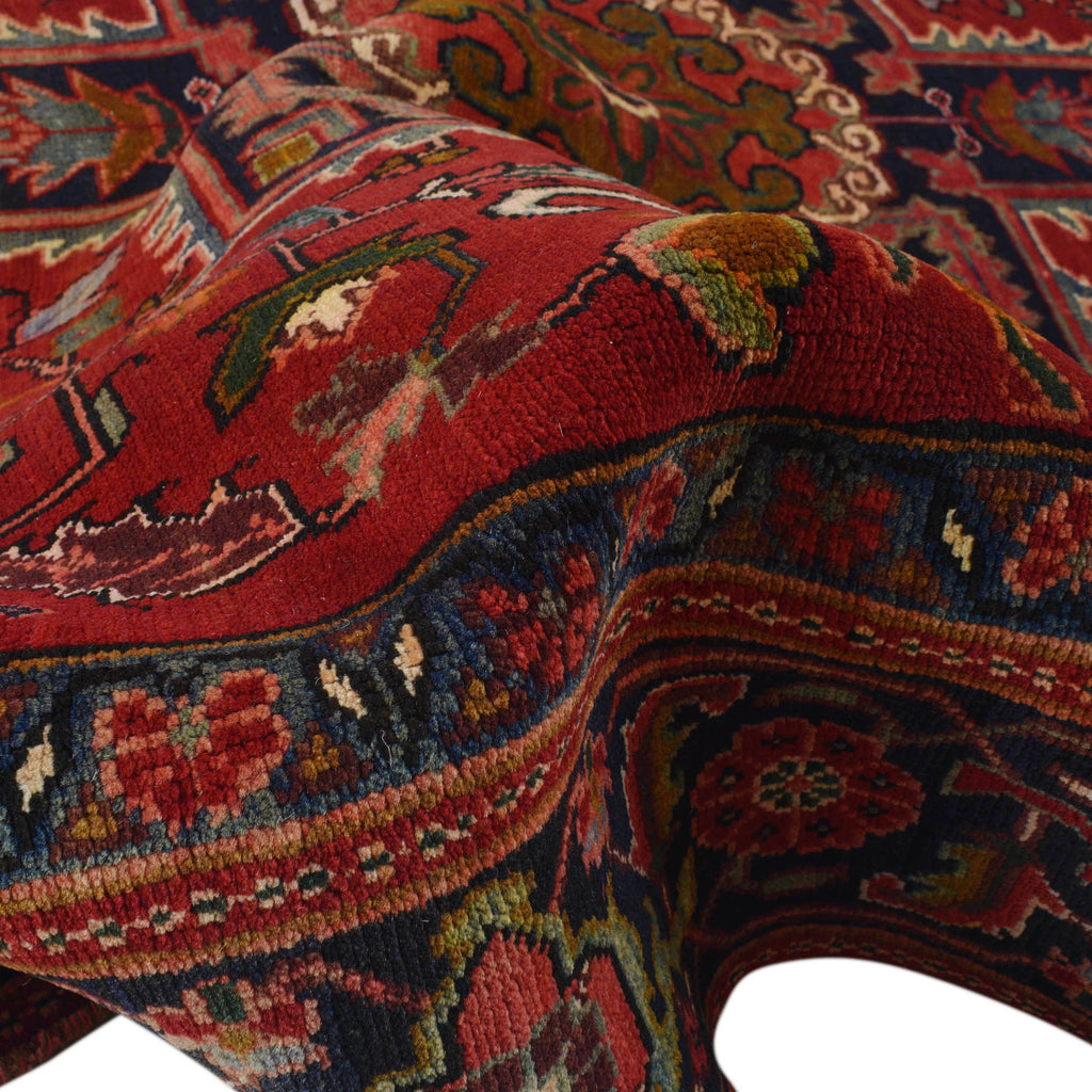 6.6 x 9.2 OLD Traditional PERSIAN HERIZ RUG #p-1188