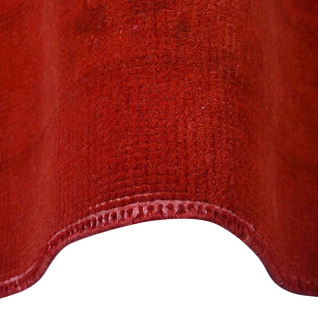 8.2 x 11.6 DRAGON Unsual Persian Vintage Overdyed RED Rug #p-1197