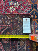 Load image into Gallery viewer, Harooni Rugs tag for 5 x 6.8 red navy tribal rug SKU P1200