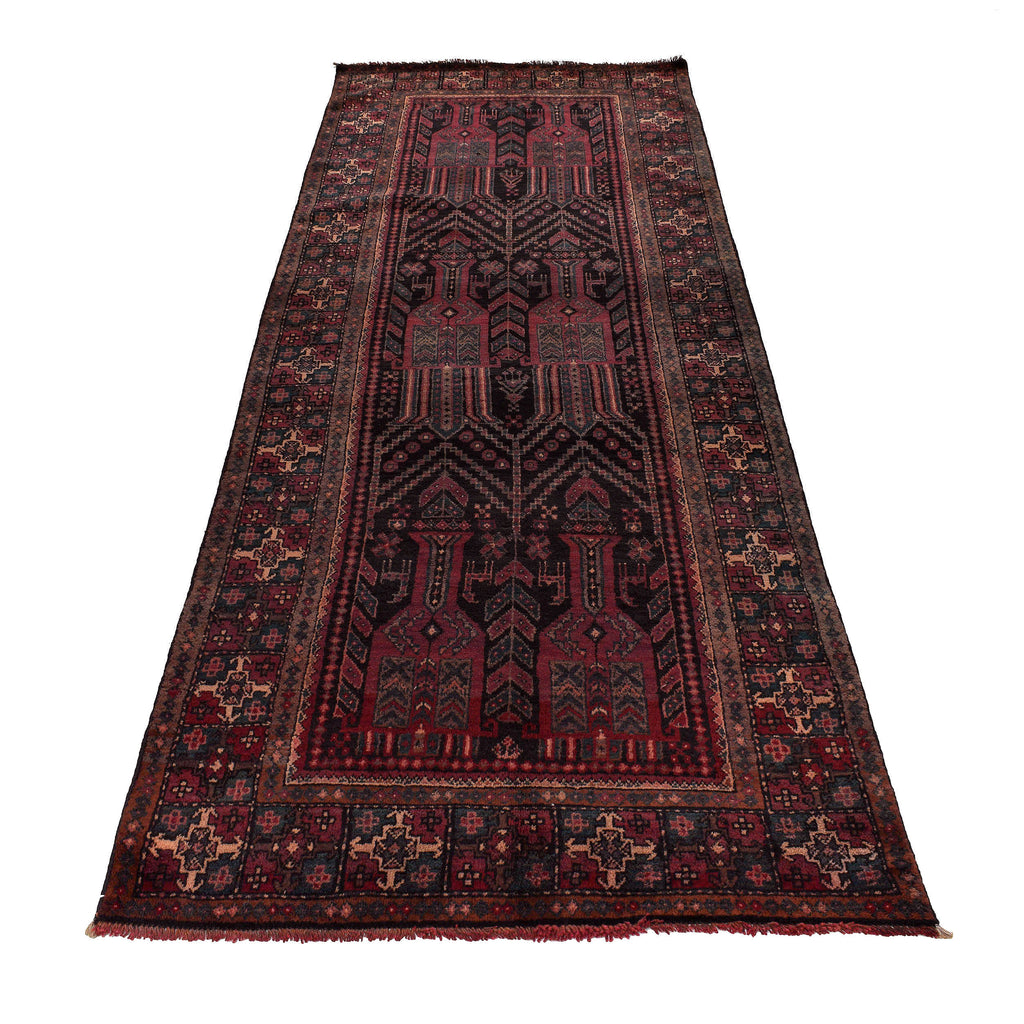 3.6 x 9.7 Persian Handmade Tribal Runner Rug #P-1201