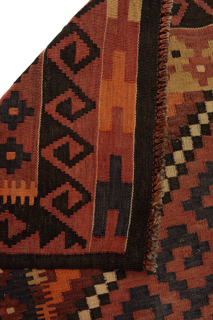 9.6 x 11.5 Handmade kilim Wool Rug Semi-Antique #P1210