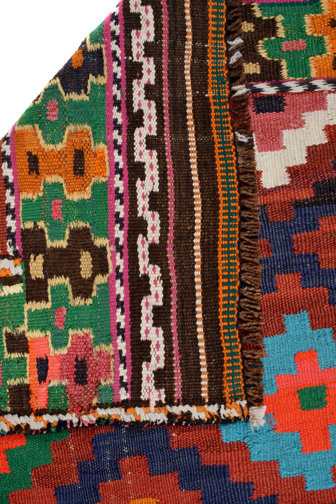 5 x 7.2 Afghan Kilim Rug GEOMETRIC #P1218