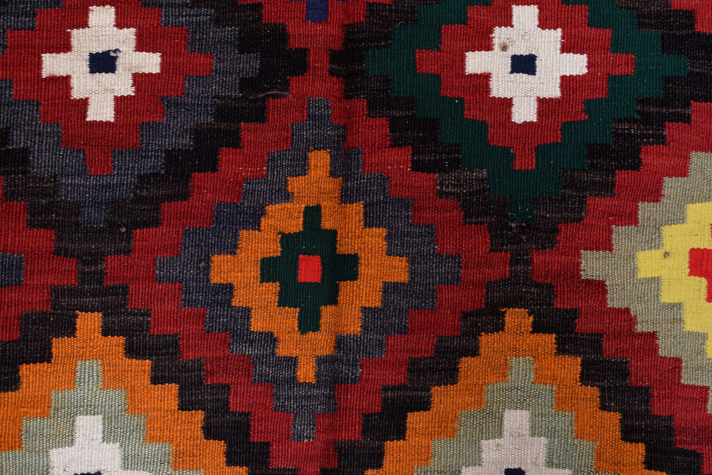 4.7 x 7.7 Afghan Ghkamour Wool Kilim Rug #P1220