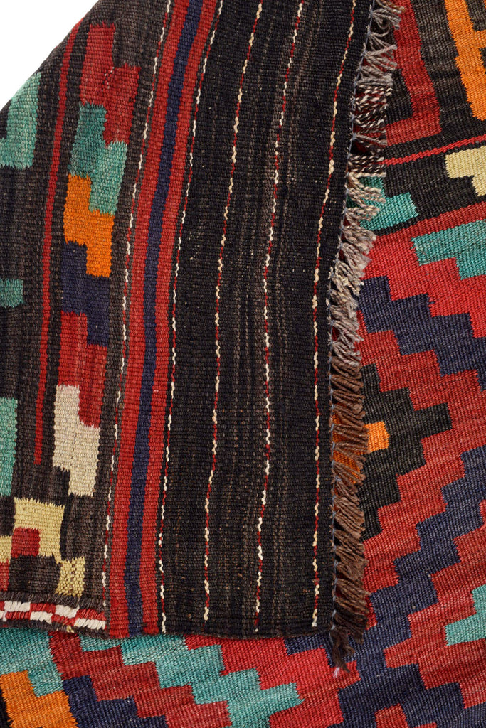 5 x 7.2 Handmade Flat weave Tribal Kilim Area Afghan Rug #P1224